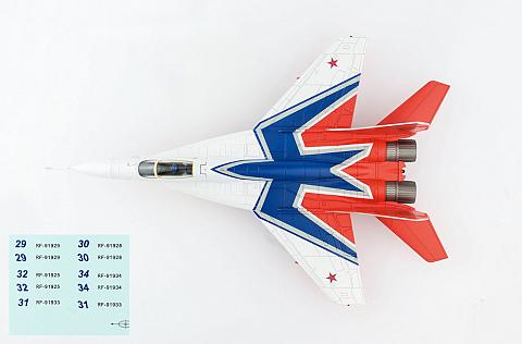 Модель самолета  МиГ-29 "Стрижи" (с декалью)