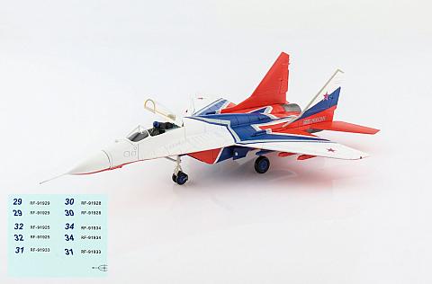 Модель самолета  МиГ-29 "Стрижи" (с декалью)
