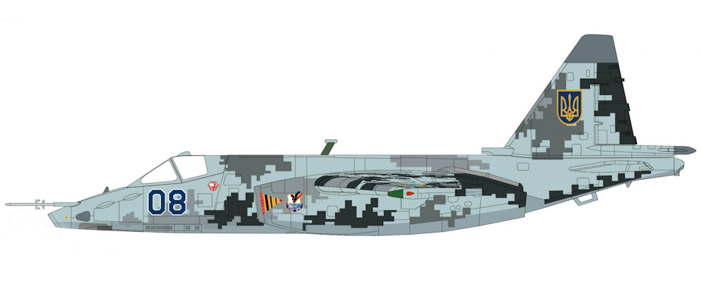 Модель самолета  Сухой Су-25М1