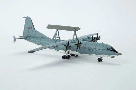 Коллекционная модель самолета Shaanxi KJ-200 в масштабе 1:200